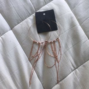 Free People Smokeshow Gold Hoop Earrings